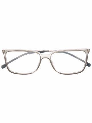 hugo boss transparent glasses