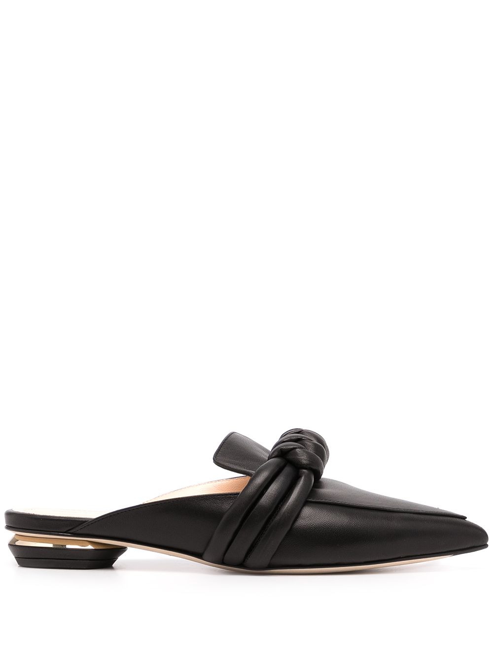 

Nicholas Kirkwood BEYA knot-detail mules - Black