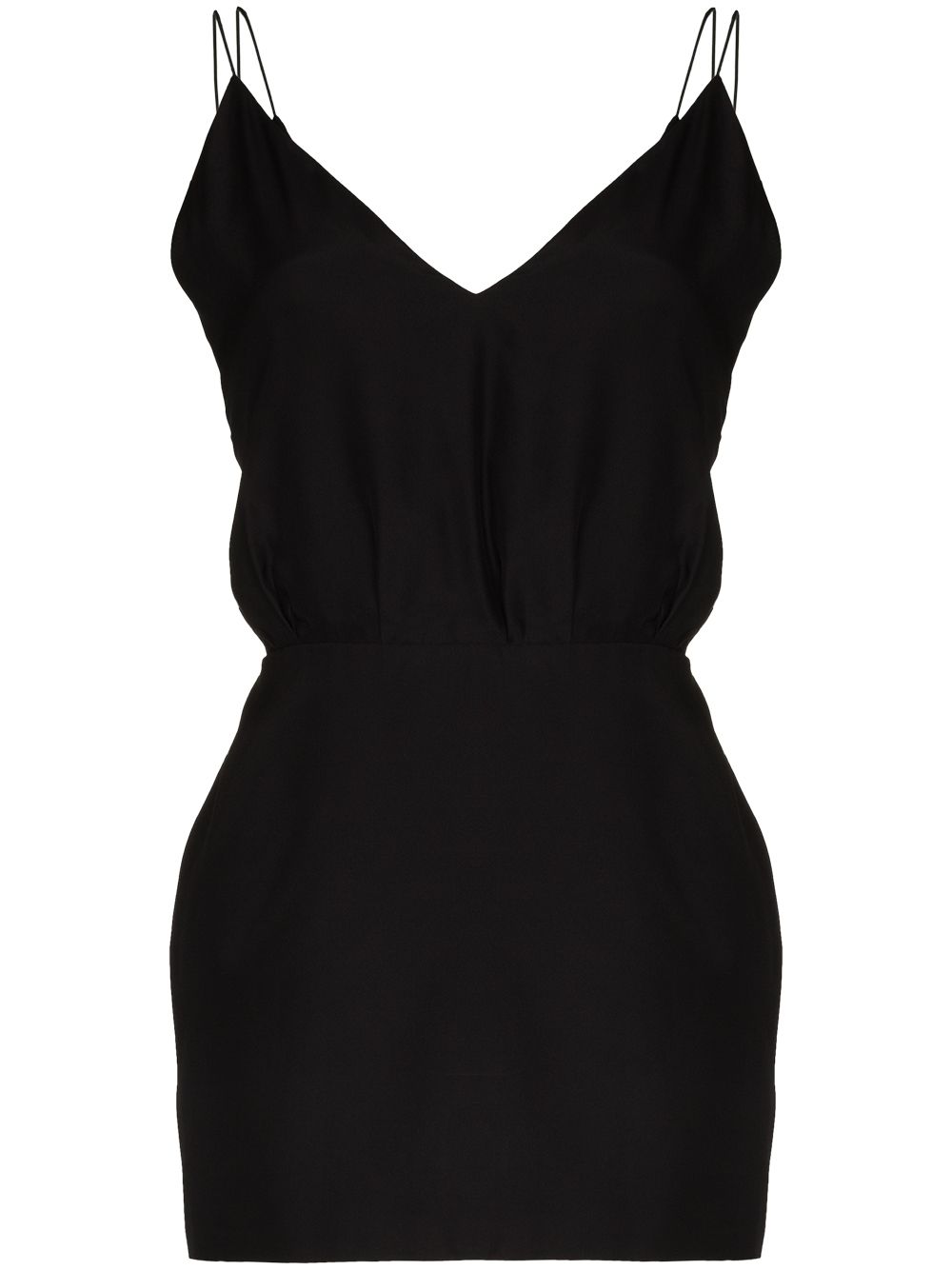 

GAUGE81 Asa V-neck slip minidress - Black