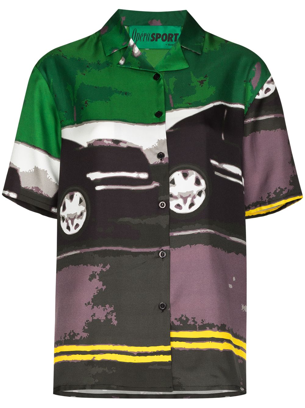 фото Opérasport short sleeve car print shirt