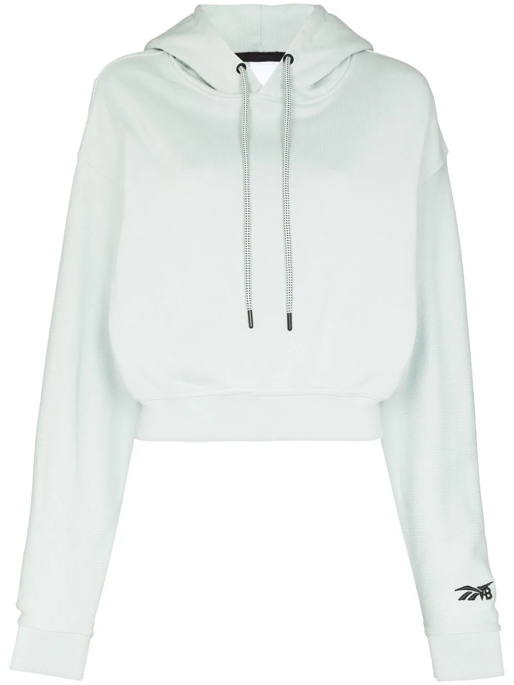 

Reebok x Victoria Beckham embroidered logo hoodie - Green
