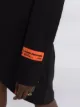 Heron Preston gathered-detail long-sleeve shirt dress