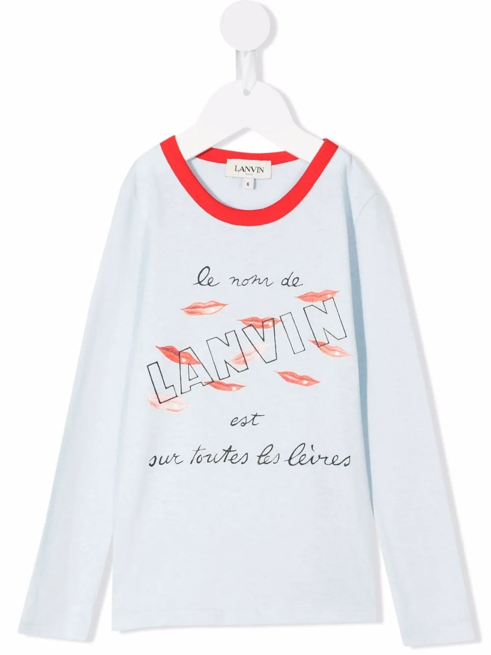 фото Lanvin enfant топ с логотипом