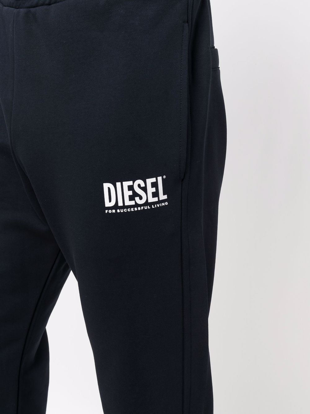 фото Diesel спортивные брюки с кулиской и логотипом