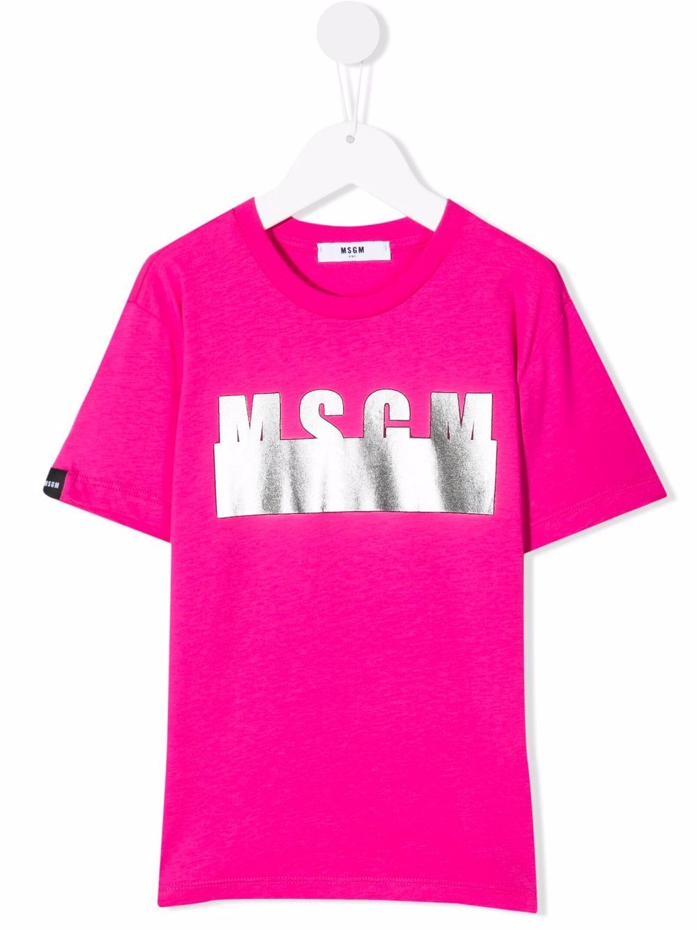 фото Msgm kids футболка с логотипом