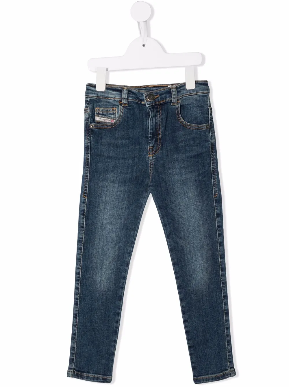 

Diesel Kids jeans de corte slim - Azul