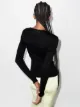 OpéraSPORT Eve slit-neck top