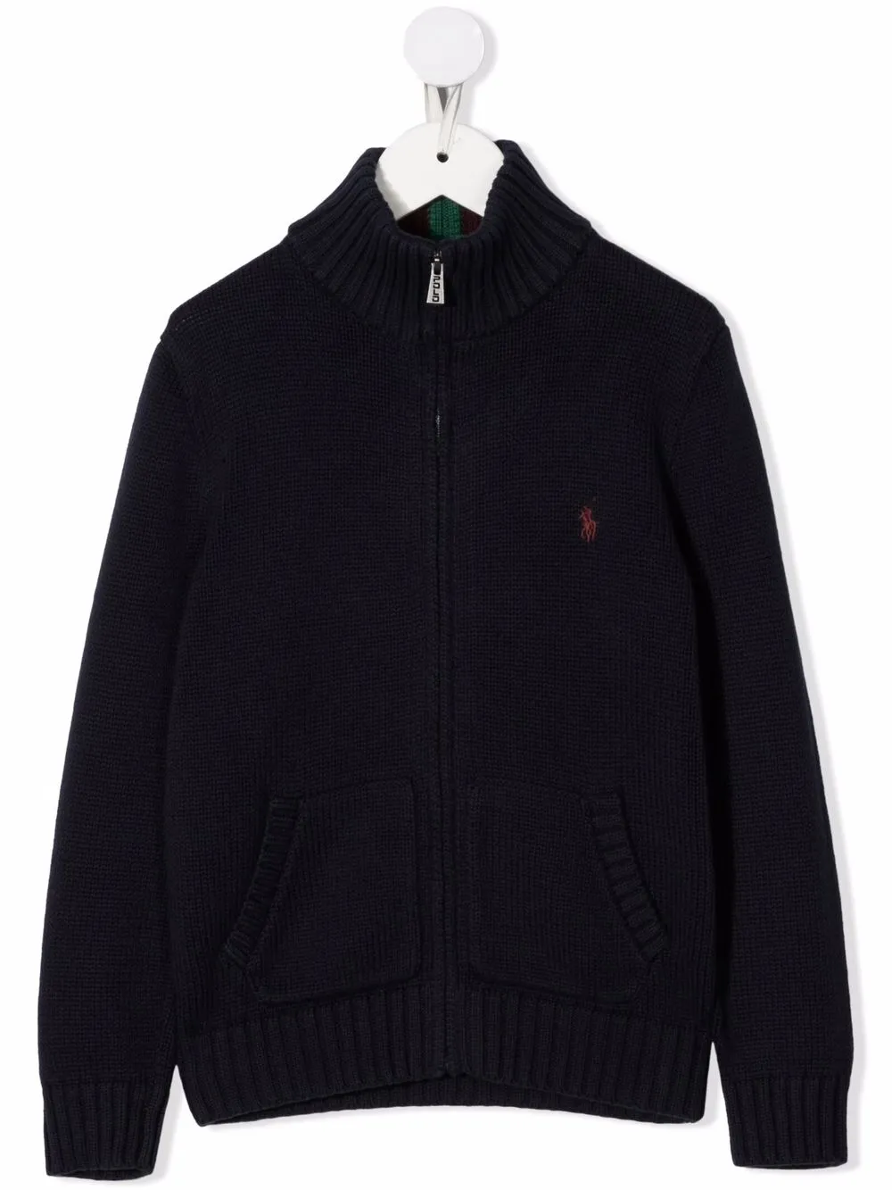 

Ralph Lauren Kids cárdigan con logo bordado - Azul