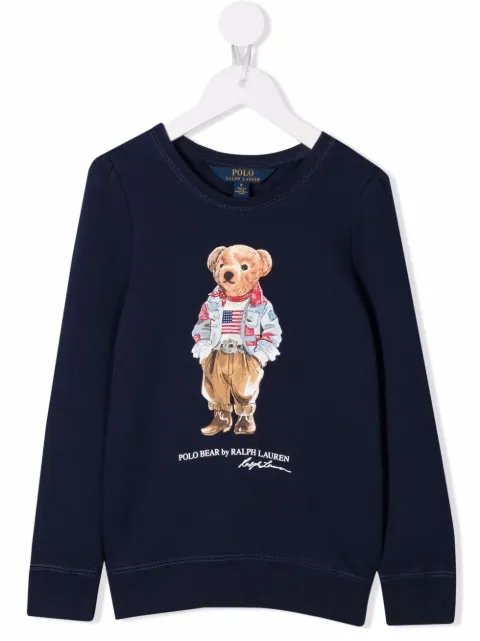 POLO RALPH LAUREN KIDS sudadera con logo