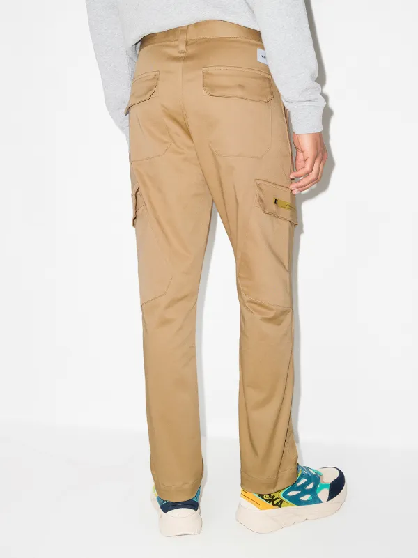 Shop WTAPS Jungle straight-leg trousers 