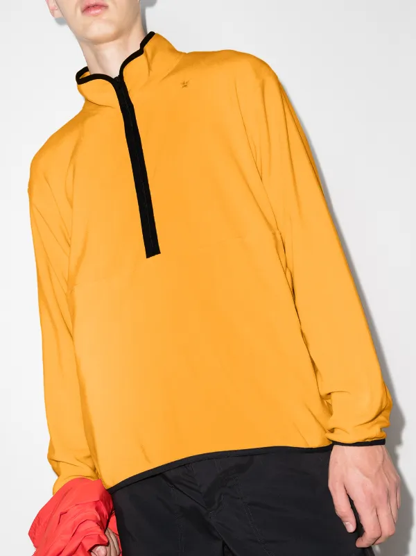 lightweight fleece half zip