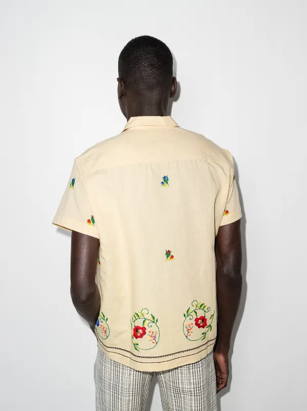 BODE Morning Glory embroidered shirt 