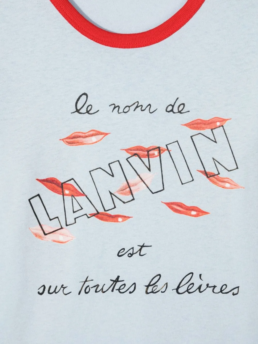 фото Lanvin enfant топ с логотипом