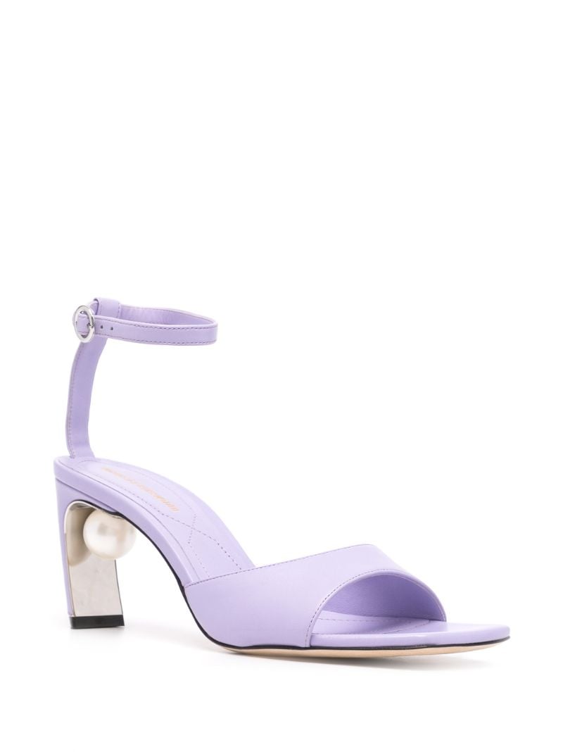 MAEVA Ankle Strap Sandals 70 Lilac Lambskin OUTER Leather LINING Leather SOLE