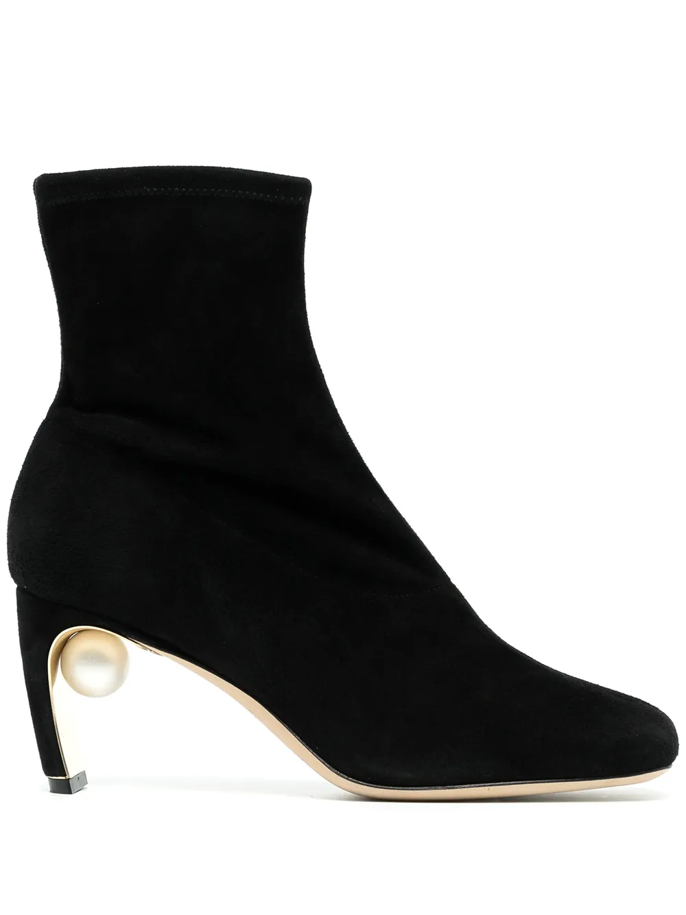 

Nicholas Kirkwood Maeva suede ankle boots - Black