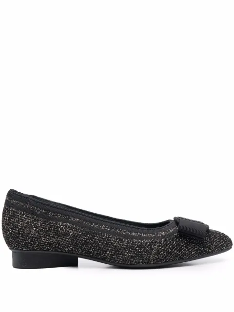 Ferragamo リボンディテール パンプス