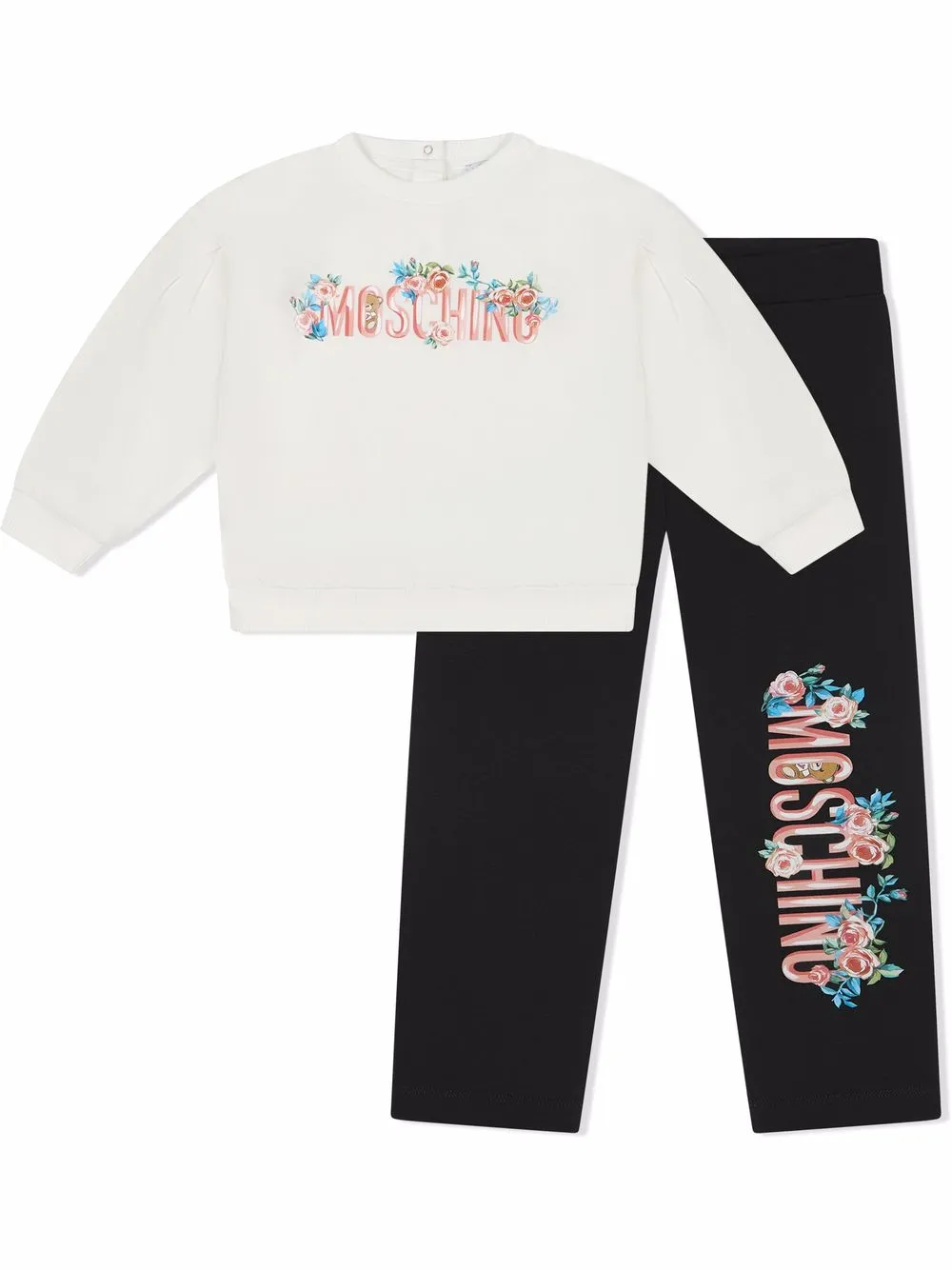 фото Moschino kids спортивный костюм с логотипом