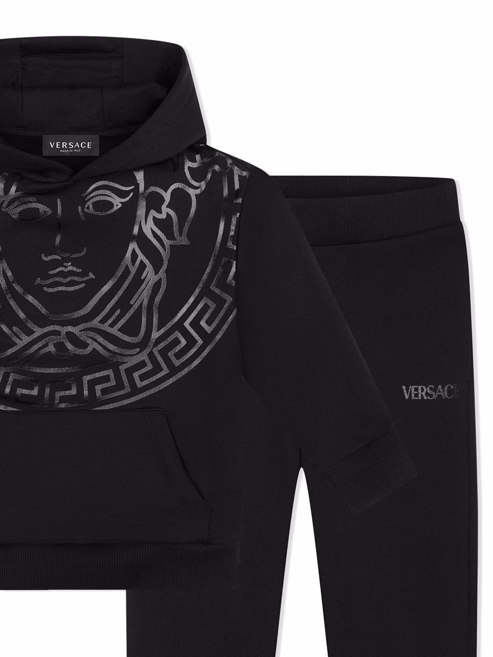 Shop Versace Medusa Head-print Tracksuit Set In Black