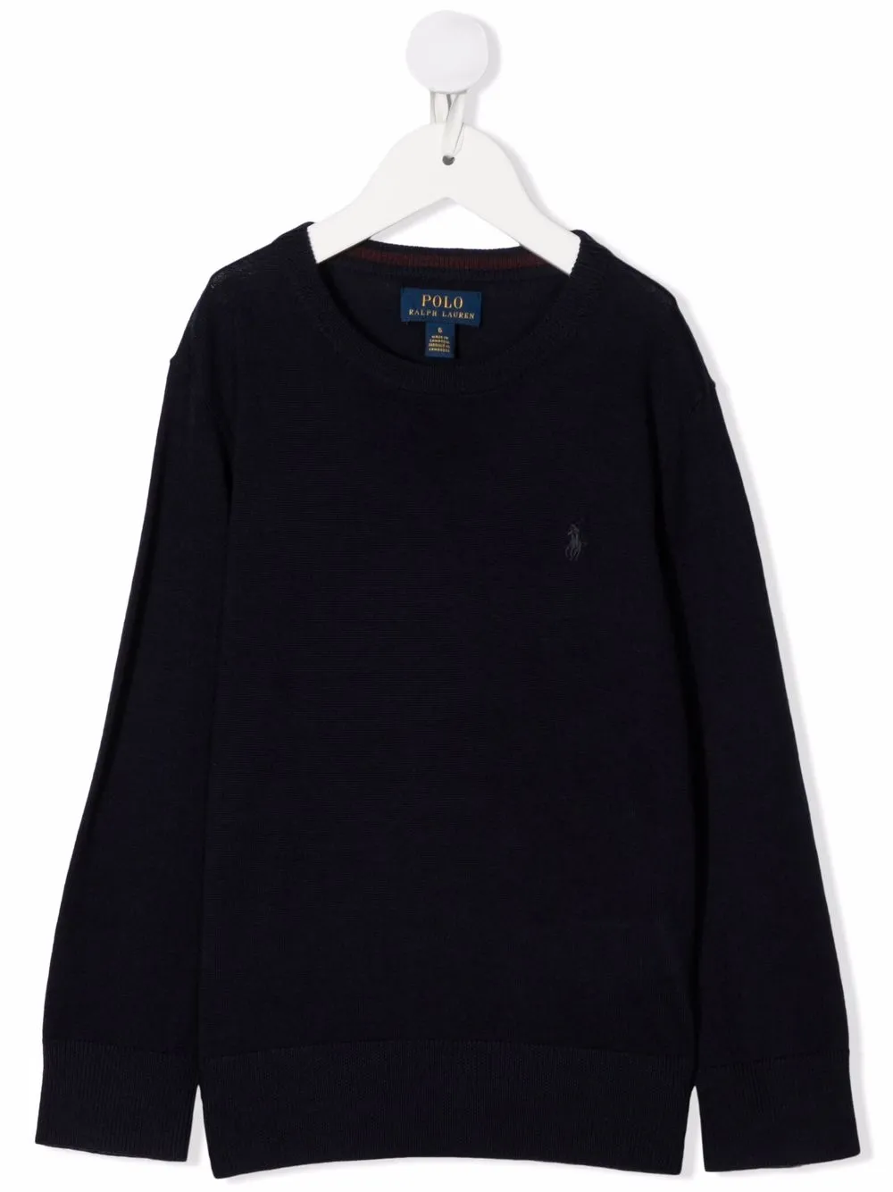 

Ralph Lauren Kids embroidered-logo jumper - Blue