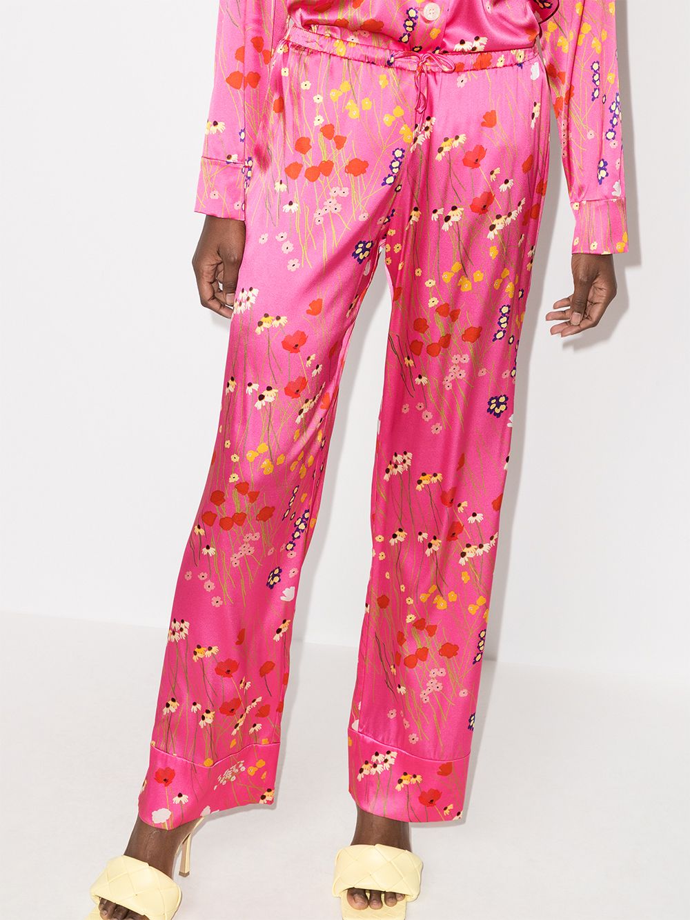 фото Bernadette прямые брюки louis с цветочным принтом