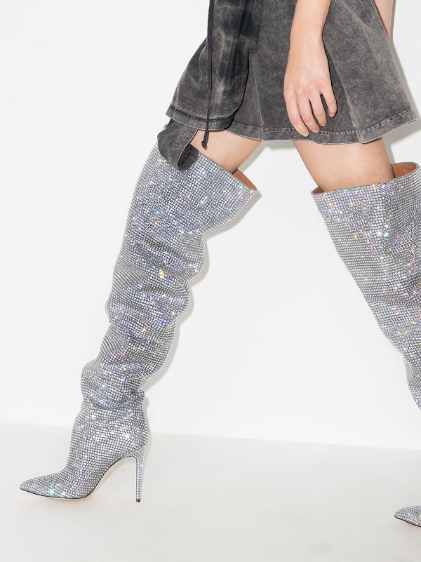 paris texas crystal boots