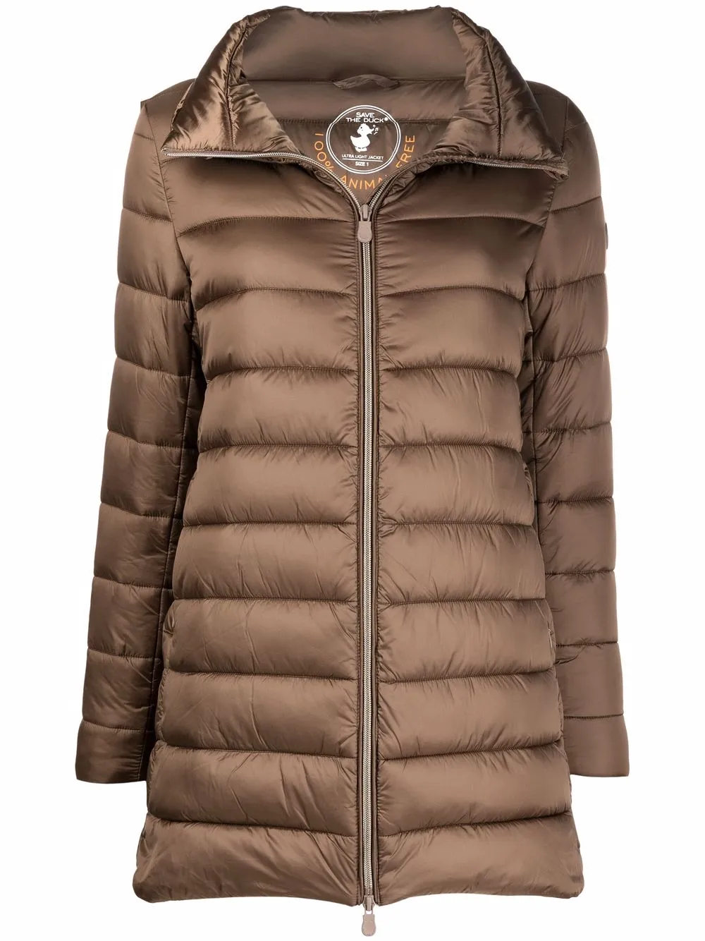 Image 1 of Save The Duck Iris padded midi coat