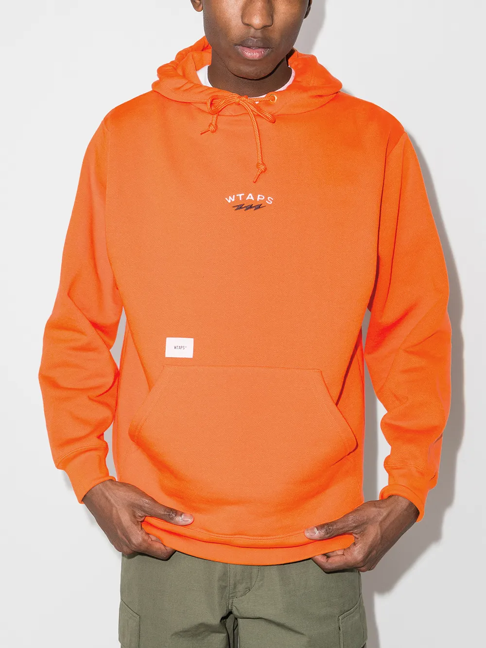 WTAPS Hoodie met logoprint - Oranje