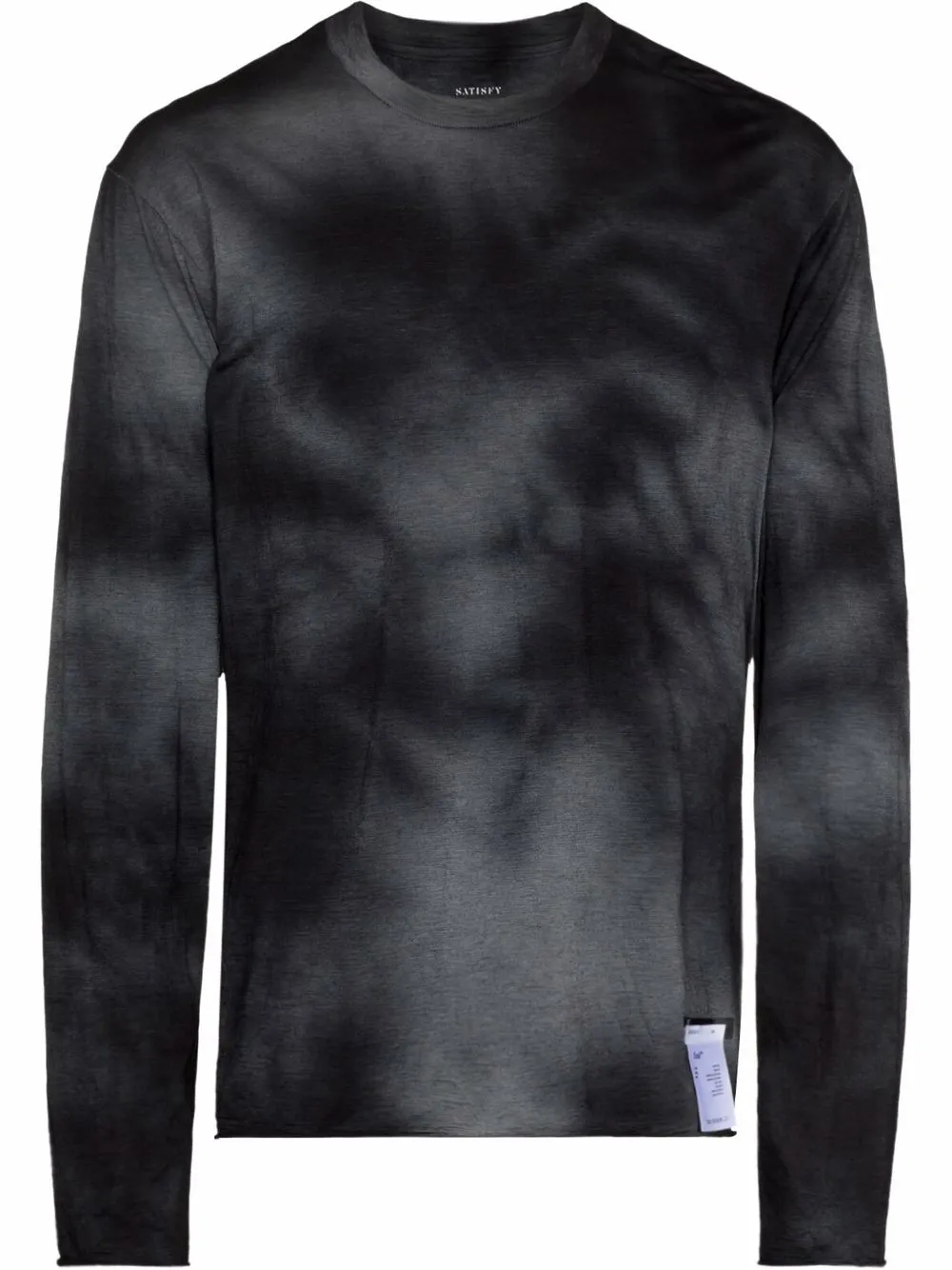 

Satisfy playera Batik CloudMerino - Negro