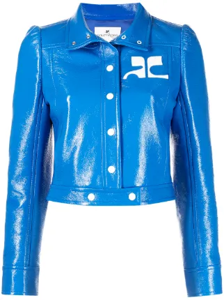 courreges vinyl jacket