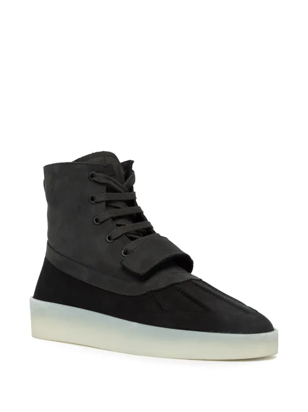 suede high top trainers