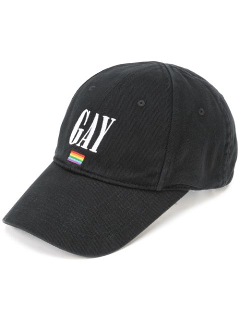 Balenciaga Pride embroidered cap Men