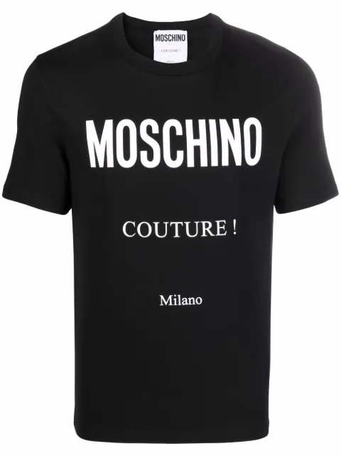 Moschino logo-print cotton T-shirt
