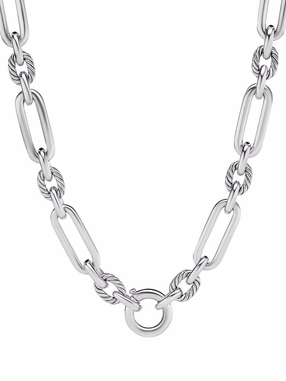 David Yurman Sterling Silver Lexington Chain Necklace - Farfetch