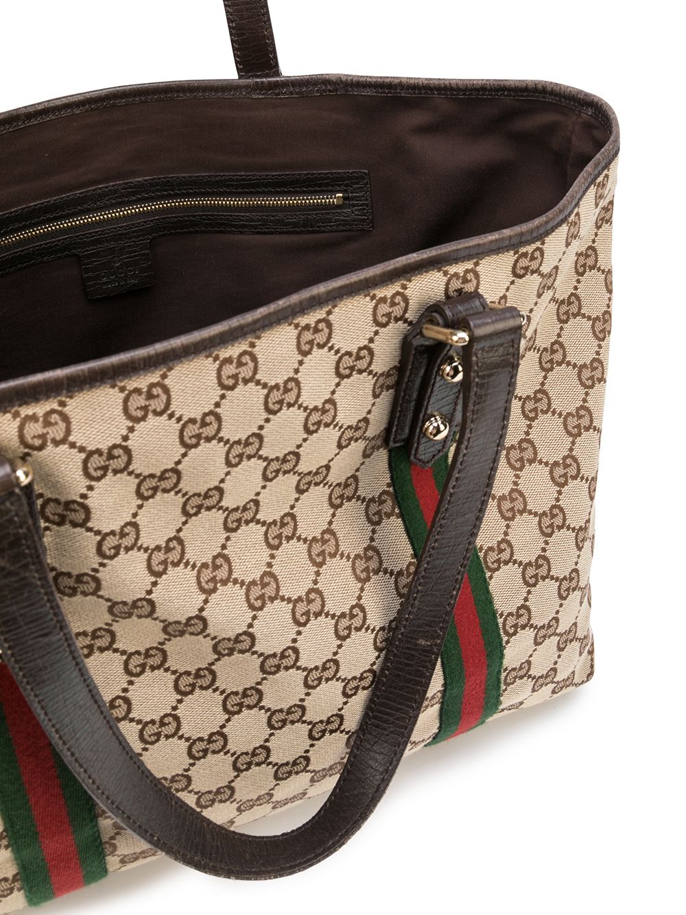 фото Gucci pre-owned большая сумка-тоут jolicoeur с узором gg supreme