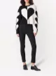 Carolina Herrera two-tone heart cashmere jumper
