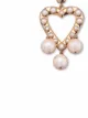 Carolina Herrera pearl-embellished heart-shaped earrings