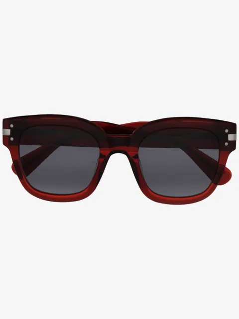 AMIRI logo-plaque translucent sunglasses