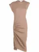 Image 1 of Paco Rabanne gathered-detail dress