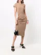 Image 2 of Paco Rabanne gathered-detail dress