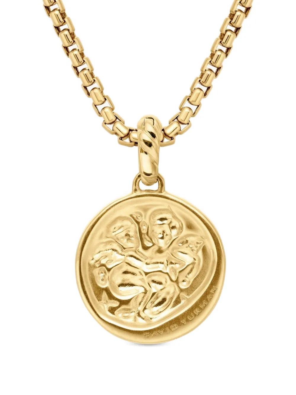 18k Yellow Gold Gemini Diamond Necklace