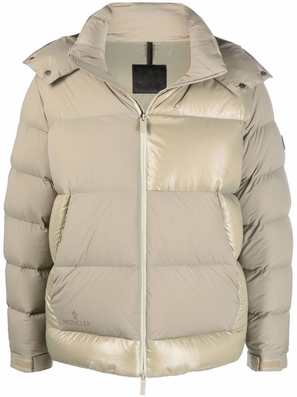 moncler pallardy panelled puffer jacket