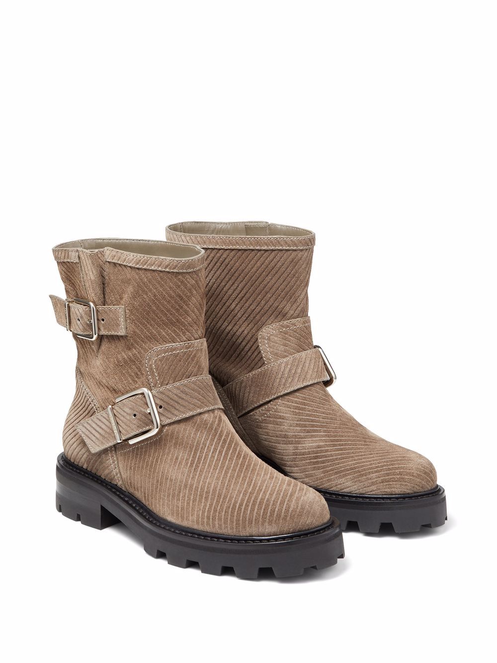 Shop Jimmy Choo Youth Ii Ankle-length Boots In Brown