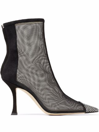 Jimmy Choo Naidoo 高跟及踝靴- Farfetch