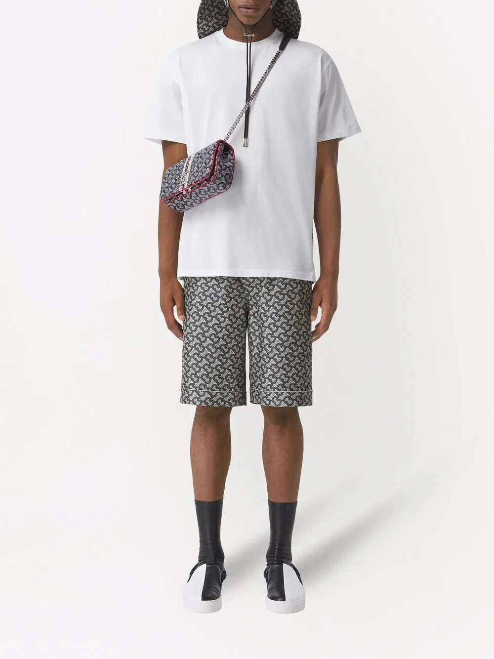 фото Burberry футболка с монограммой