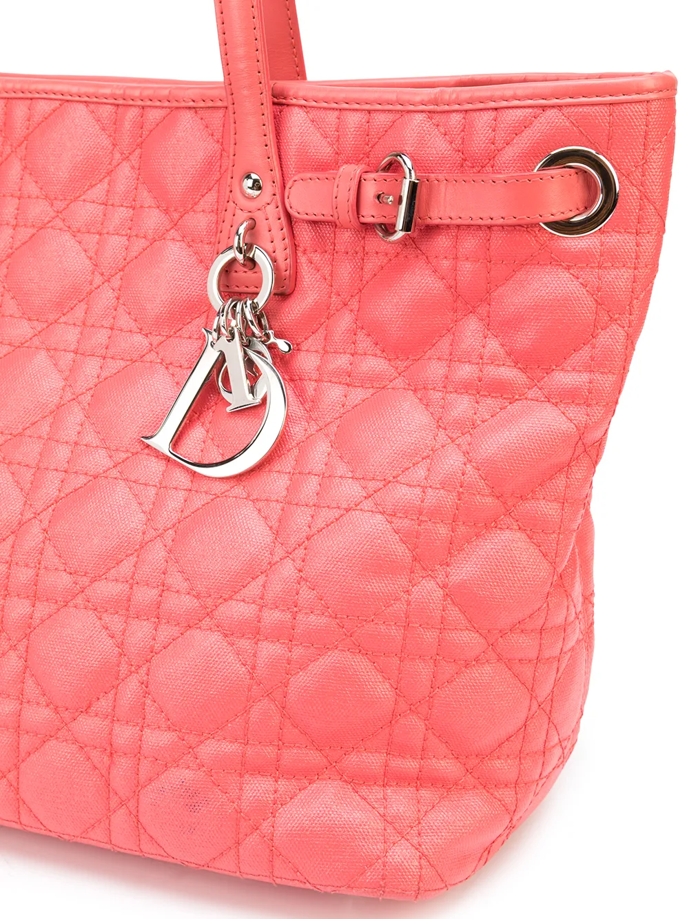 фото Christian dior сумка-тоут panarea cannage pre-owned