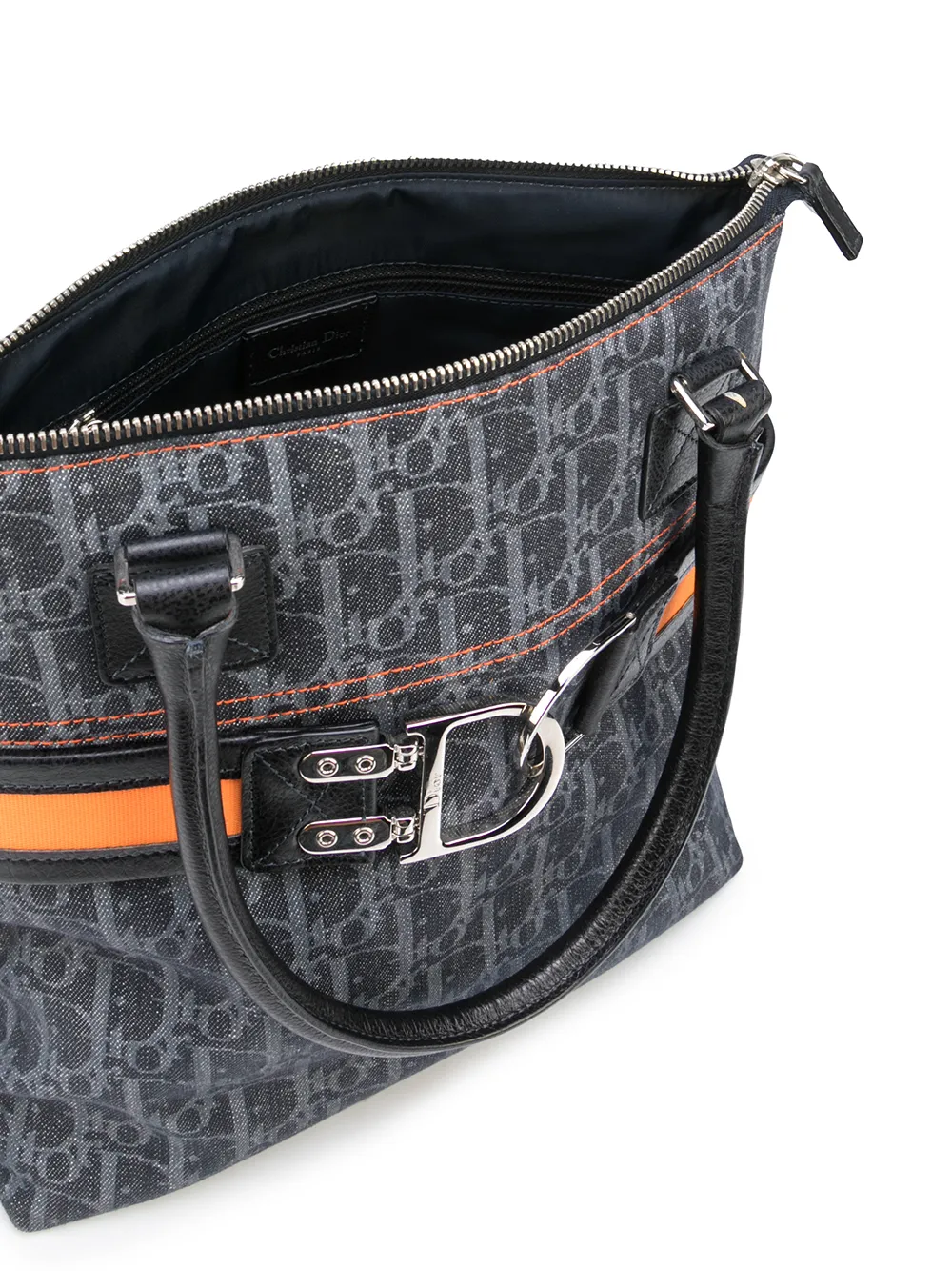 фото Christian dior сумка-тоут flight pre-owned с узором trotter