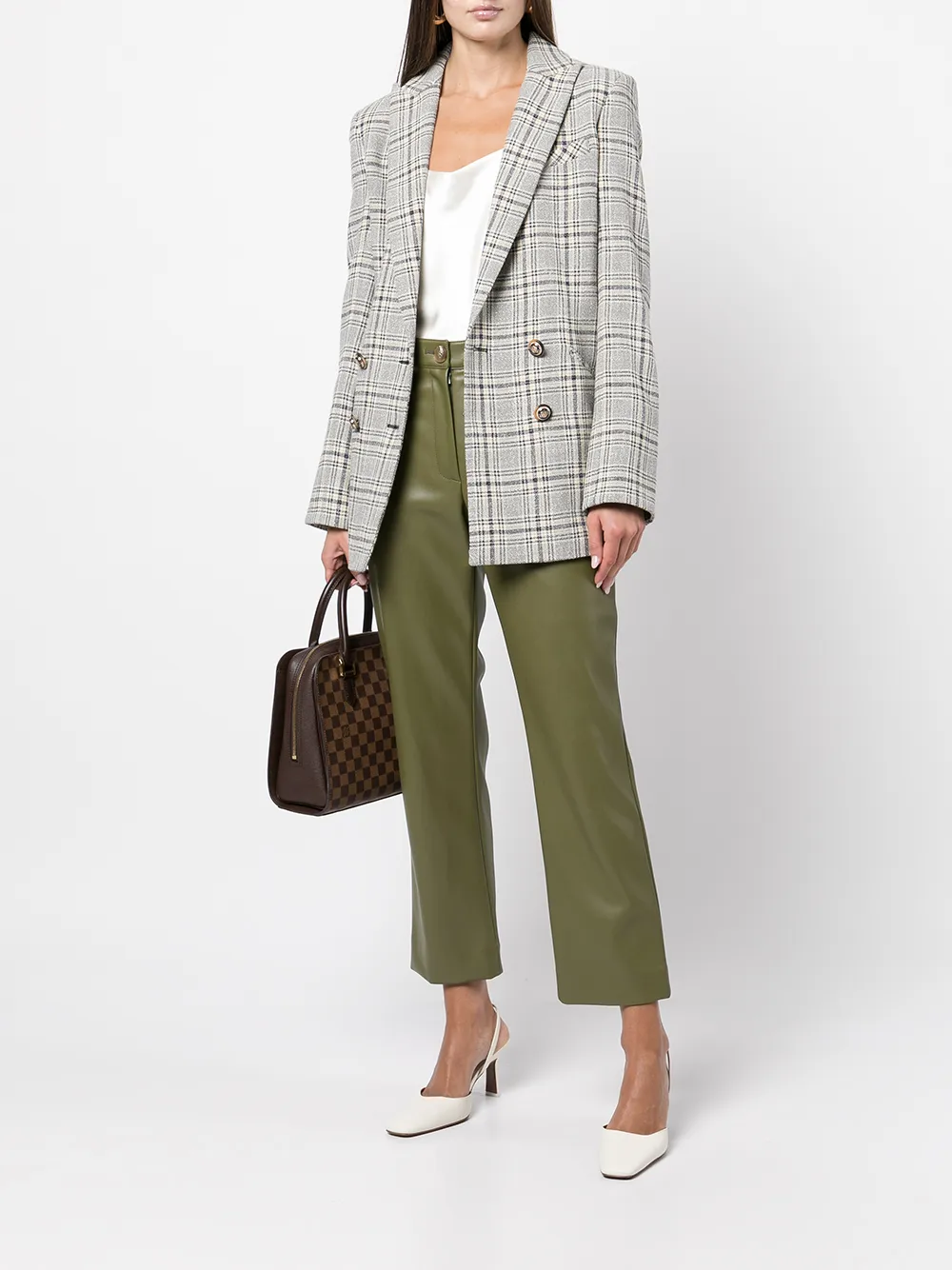 фото Louis vuitton сумка-тоут damier ebène triana pre-owned