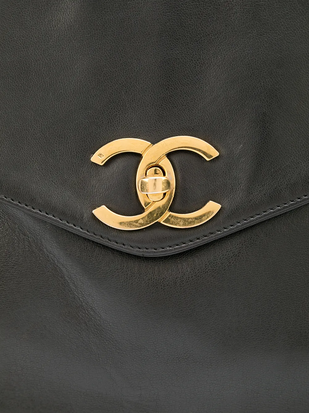 фото Chanel pre-owned сумка-тоут turnlock с логотипом cc
