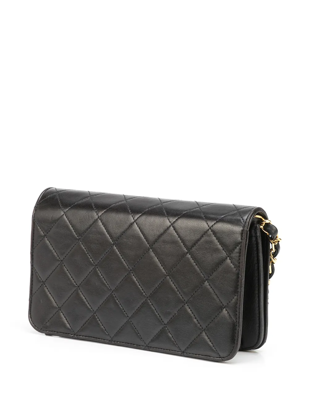 фото Chanel pre-owned стеганая сумка на плечо с логотипом cc