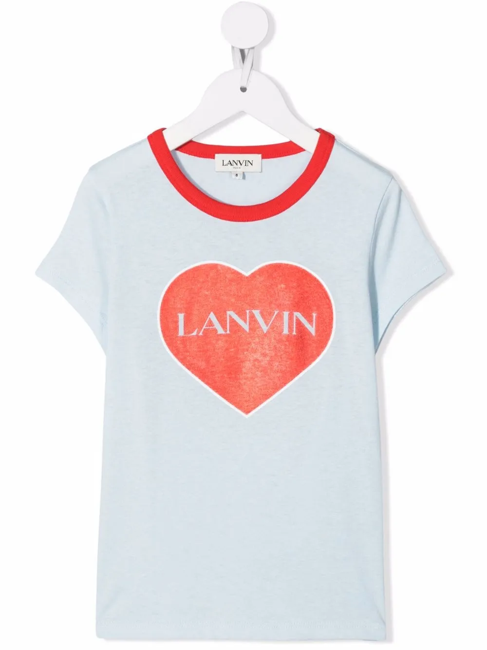 

Lanvin Enfant heart logo T-shirt - Blue